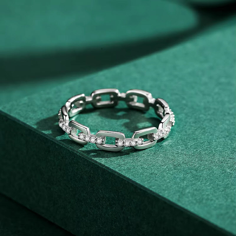 Chic Urban Inspired Simple Silver Index Ring for Women