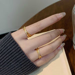 Fashion forward & unique cross row index finger ring for women blends style, personality, high end elegance, long lasting