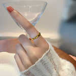 Index Finger Women's Ring, New Fashion Niche Design, Plain Titanium Steel Ring, Fade Resistant