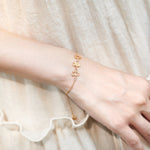 Gingerbread bracelet original design, silver gilding, simple cuteness, high quality jewelry