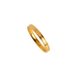 Gold titanium steel index finger ring, women's light luxury niche design, high end fashion, does not fade