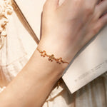 Gingerbread bracelet original design, silver gilding, simple cuteness, high quality jewelry