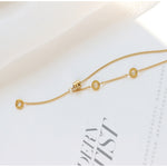 Tassel small waist necklace light luxury niche design does not fade clavicle chain titanium steel