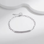 Row Stone Bracelet, Trendy INS Inspired Personality Hand Jewelry