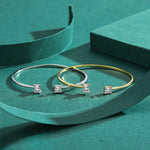Sparkling Cubic Zirconia Bangle Bracelet, A Timeless Accessory for Every Occasion