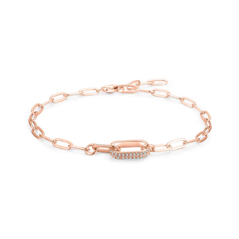 Baguette Cut Cross Bracelet, A Timeless Everyday Accessory