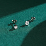Premium Snowflake Diamond Stud Earrings, Romantic Gift Jewelry for Her