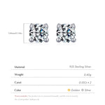Premium Snowflake Diamond Stud Earrings, Romantic Gift Jewelry for Her