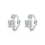 Sophisticated Double Stone Earrings, A Touch of Elegance and Charm