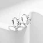 Sophisticated Double Stone Earrings, A Touch of Elegance and Charm