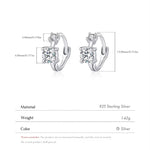 Sophisticated Double Stone Earrings, A Touch of Elegance and Charm