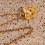 Double Layer Heart Pendant Necklace, A Romantic Design