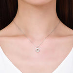 Delicate Snowflake Pendant Silver Necklace, Captivating Celestial Design for Feminine Daily Clavicle Chain Accessory