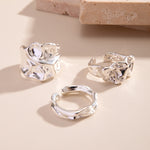 Stylish 3-Piece Ring Set, A Unique Blend of Modern Elegance and Trendy Design