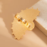 Scalloped Feather Silhouette Ring, Elegant Curves with A Trendy Flair
