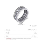 Elegant Retro Fresh Index Finger Ring, Chic and Versatile Silver Jewelry for Daily Wear