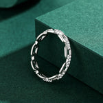 Chic Urban Inspired Simple Silver Index Ring for Women